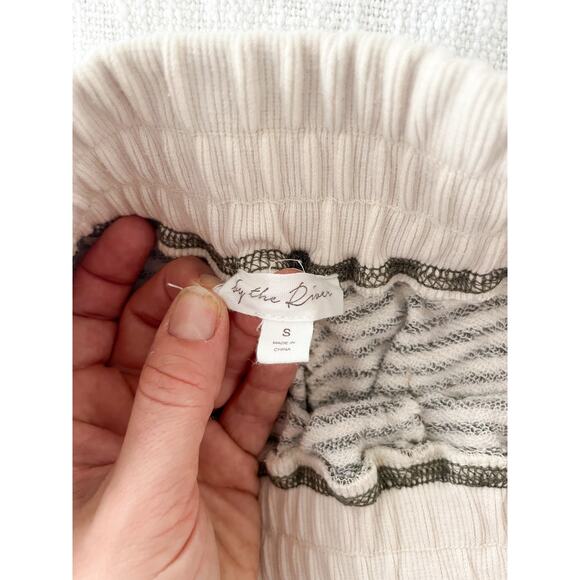 By the River | Striped Jogger Sweat Pants | Sz S - Picture 7 of 9
